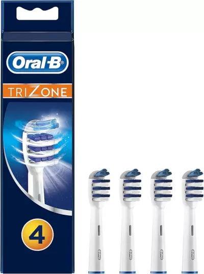 سری یدک مسواک برقی اورال بی مدل TRIZONE بسته 4 عددی