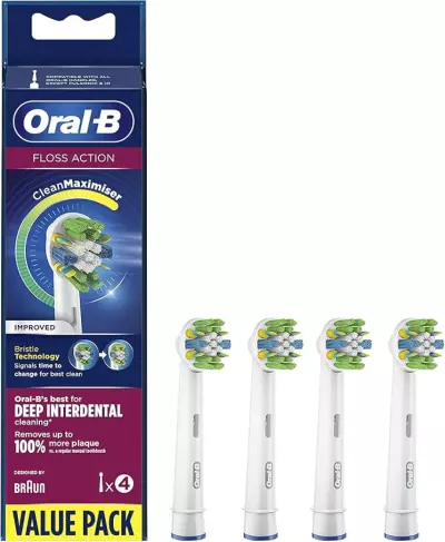 سری یدک مسواک برقی اورال-بی Floss Action بسته 4 عددی